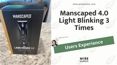 manscaped blinking light|How To Fix Manscaped Blinking Light